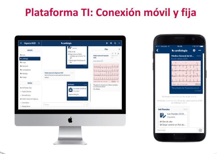 Stitch HealthCoordination: mobile and desktop prototype replacing paper-based coordination